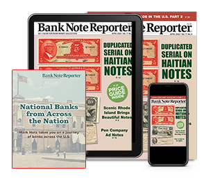 Bank Note Reporter Subscription